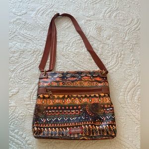 Like New! Sakroots Geometric Leather Purse